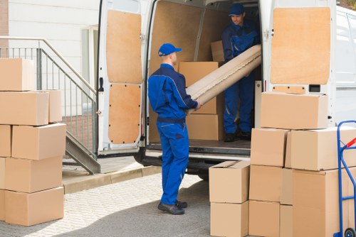 Man with van service helping with a local move in Earls Court
