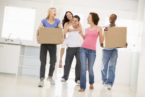 House removal team planning a move in Earls Court with careful access and loading preparation
