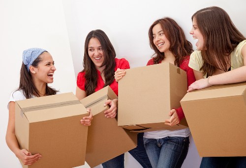 Removal van and moving team serving Earls Court residential streets
