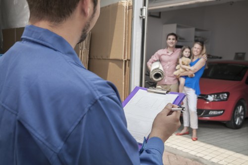 Residential moving support for an Earls Court apartment