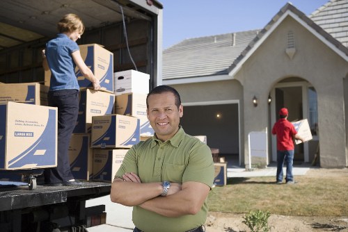 Careful handling of desks and equipment during an office relocation