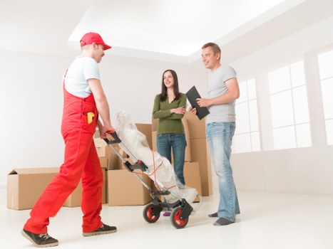 Local removal service equipment ready for a move in Earls Court