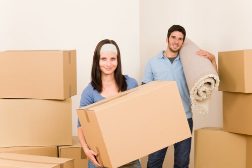 Local moving team handling fragile items in Earls Court