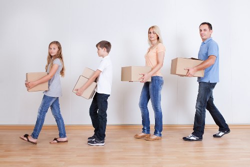 Transporting household items with care during a relocation